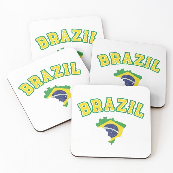 Item preview, Brazil Map Flag designed and sold by UNK-Fatigues.