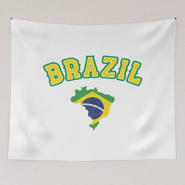 Item preview, Brazil Map Flag designed and sold by UNK-Fatigues.
