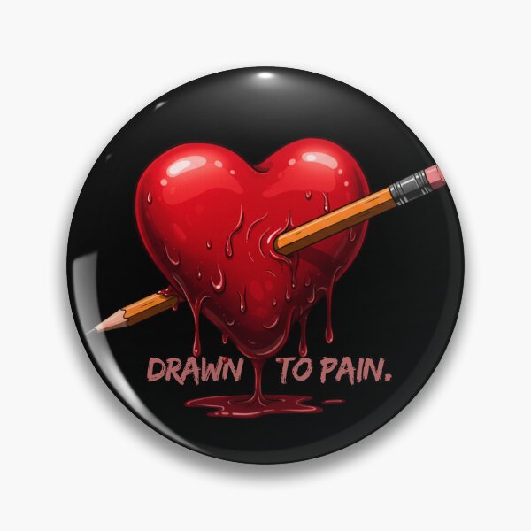 Item preview, Drawn to Pain – Emotional Art with a Sharp Edge designed and sold by Bryan7type.