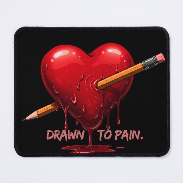 Item preview, Drawn to Pain – Emotional Art with a Sharp Edge designed and sold by Bryan7type.
