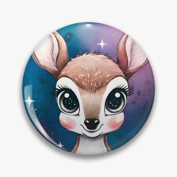 Item preview, lindo cervatillo pintura adorable designed and sold by jbfart.