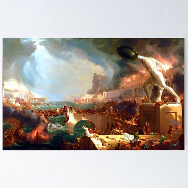 Item preview, Thomas Cole - The Course of an Empire - Destruction designed and sold by Jon-Baran.