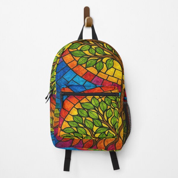 Item preview, Tree of Life – Vibrant Stained Glass Style designed and sold by alw951.