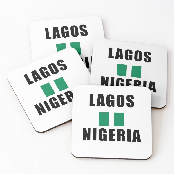 Item preview, Lagos Nigeria Bold Flag Tee designed and sold by NijaDrip.