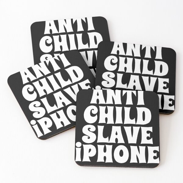 Item preview, Anti-Child Slave iPhone Case designed and sold by homeschooledpod.