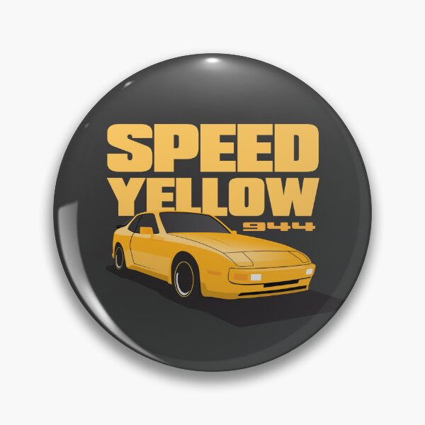 Artikelvorschau, Abbildung: Porsche 944 Speed Yellow (1986) entworfen und verkauft von blackdogshop.