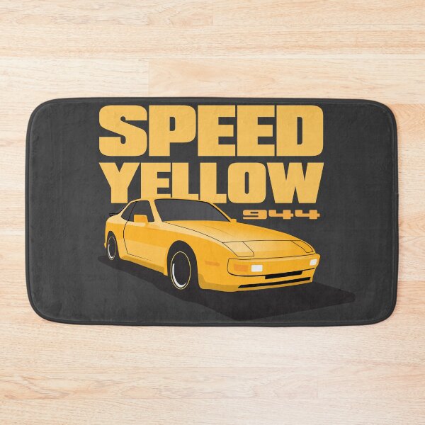 Item preview, 1986 Porsche 944 Speed Yellow illustration designed and sold by blackdogshop.