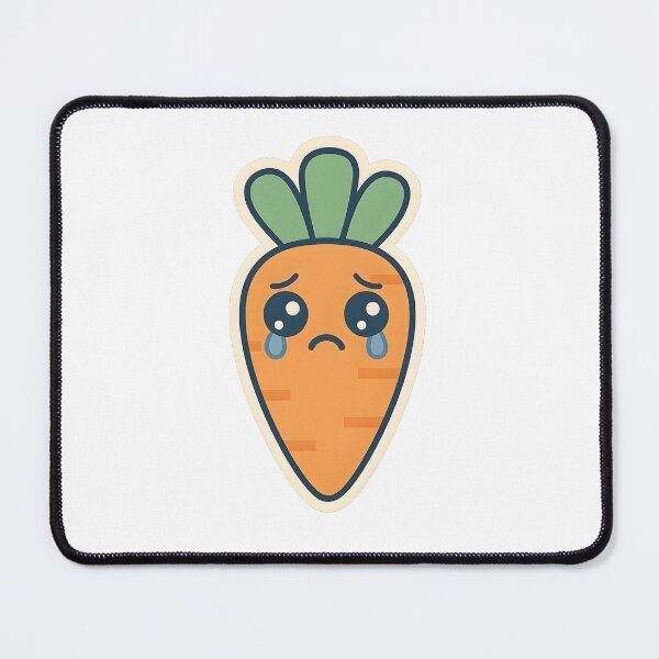Item preview, Emotionally Damaged Pixel Carrot designed and sold by Chaotic Humor / Low-Effort Genius.