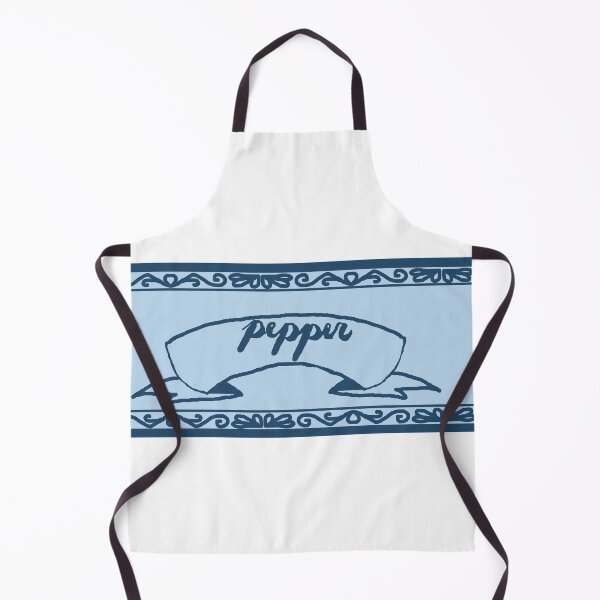 Item preview, Pepper Spice Label Dark Blue with Calligraphy designed and sold by abitofaromantic.