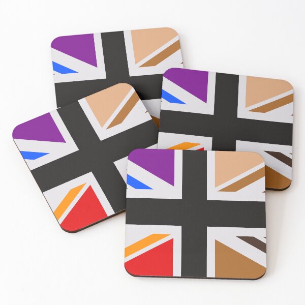 Item preview, Queer POC Pride Flag Union Jack designed and sold by Kentish Floridian.