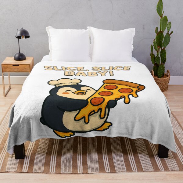 Item preview, Slice Slice Baby Pepperoni Pizza Penguin designed and sold by k3rstman1.