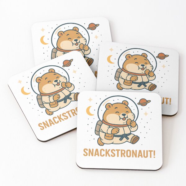 Item preview, Snackstronaut Space Hamster designed and sold by k3rstman1.