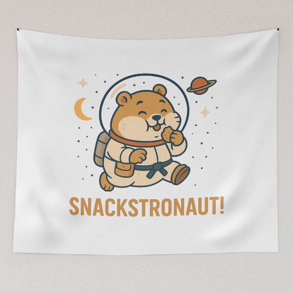 Item preview, Snackstronaut Space Hamster designed and sold by k3rstman1.