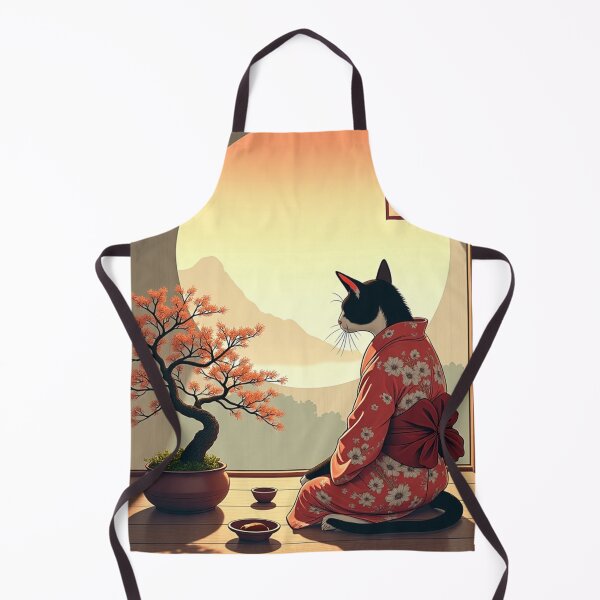 Item preview, cat watching the sunset designed and sold by AnGaSan.