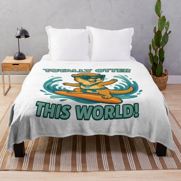 Item preview, Totally Otter This World Cool Surfing designed and sold by k3rstman1.