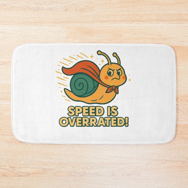 Item preview, Speed Is Overrated Superhero Snail designed and sold by k3rstman1.
