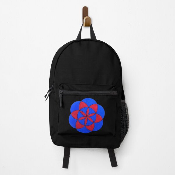 Item preview, Trippy Seed Of Life - Red & Blue designed and sold by ChaosEmporium.