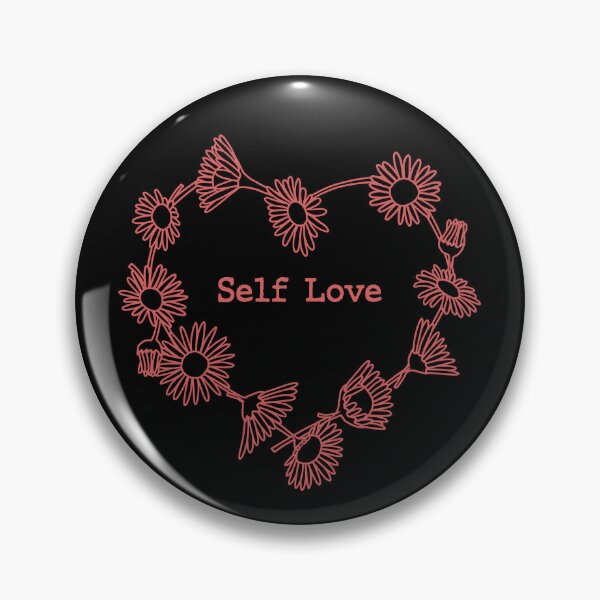 Item preview, Self Love Daisy Heart – Minimal Line Art designed and sold by The secret storage room.