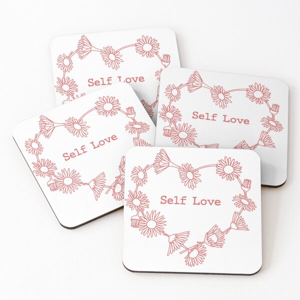 Item preview, Self Love Daisy Heart – Minimal Line Art designed and sold by The secret storage room.