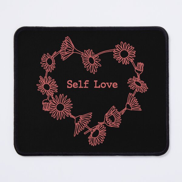 Item preview, Self Love Daisy Heart – Minimal Line Art designed and sold by The secret storage room.