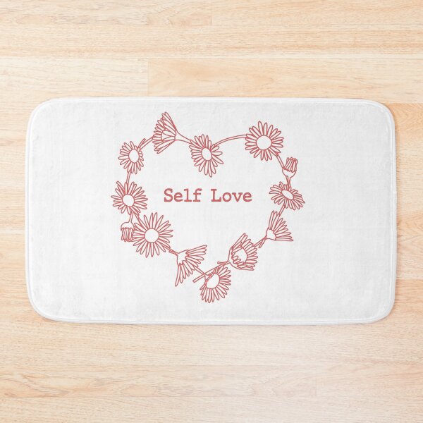 Item preview, Self Love Daisy Heart – Minimal Line Art designed and sold by The secret storage room.