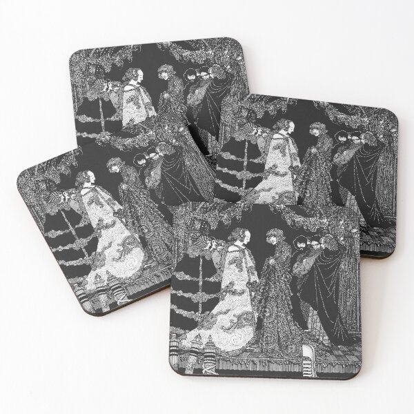 Item preview, Harry Clarke's Drawing of Poe's Adoration designed and sold by rogerstrawberry.
