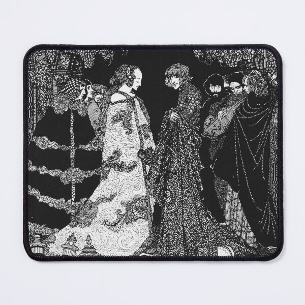 Item preview, Harry Clarke's Drawing of Poe's Adoration designed and sold by rogerstrawberry.