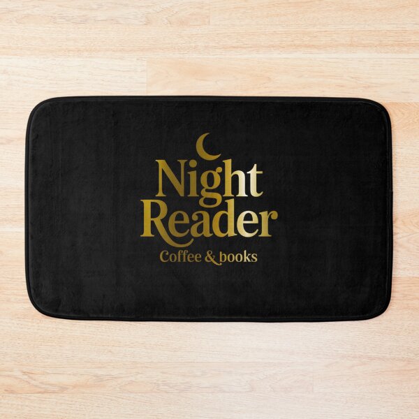 Item preview, Night Reader – Coffee & Books Minimal Serif Typography designed and sold by AV.