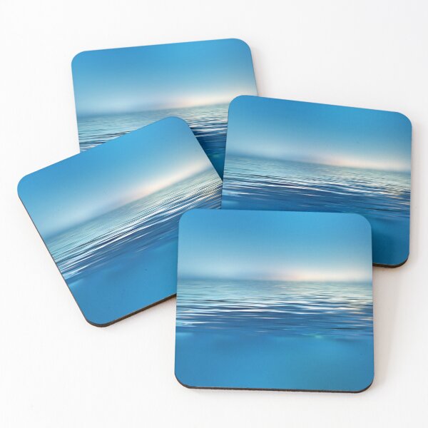 Item preview, Turquoise-Blue Colored Ocean Waters 'Magical' Abstract Art designed and sold by DEC02.