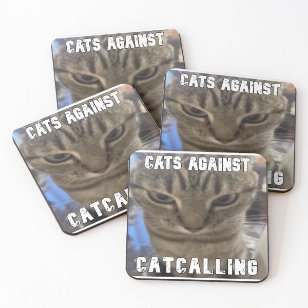 Item preview, Cats against catcalling designed and sold by CNTYhunny.