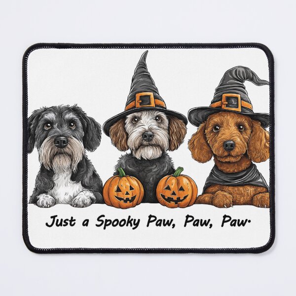 Item preview, Just a Spooky Paw, Paw, Paw Halloween Dogs designed and sold by Bichon Boutique.
