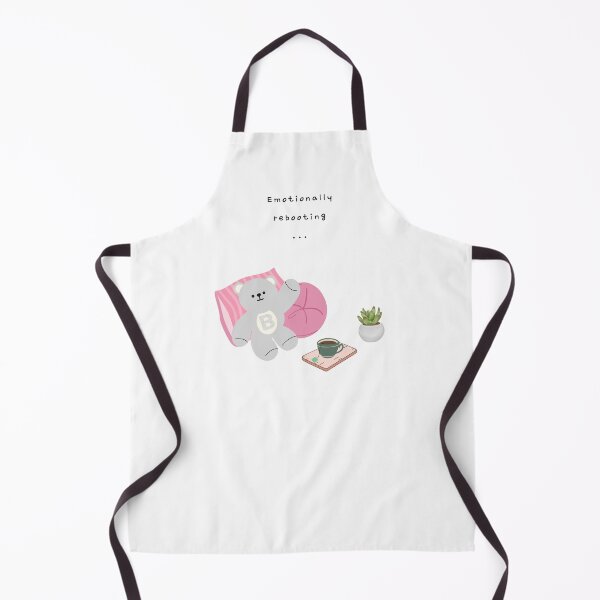 Item preview, Emotionally Rebooting... – Gentle Bear Mood ( White / Transparent Background ) designed and sold by mintmono-studio.