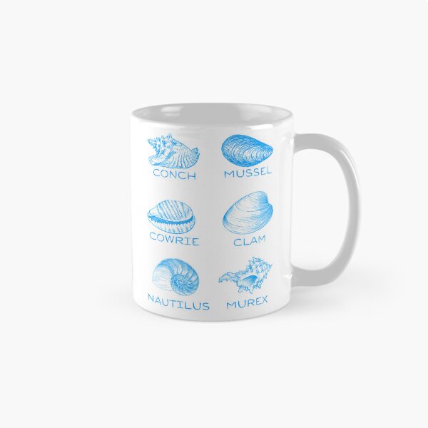 Item preview, 6 Types of Shells - Blue designed and sold by BeWilDesigns.