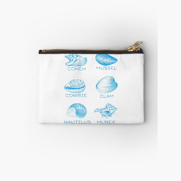 Item preview, 6 Types of Shells - Blue designed and sold by BeWilDesigns.