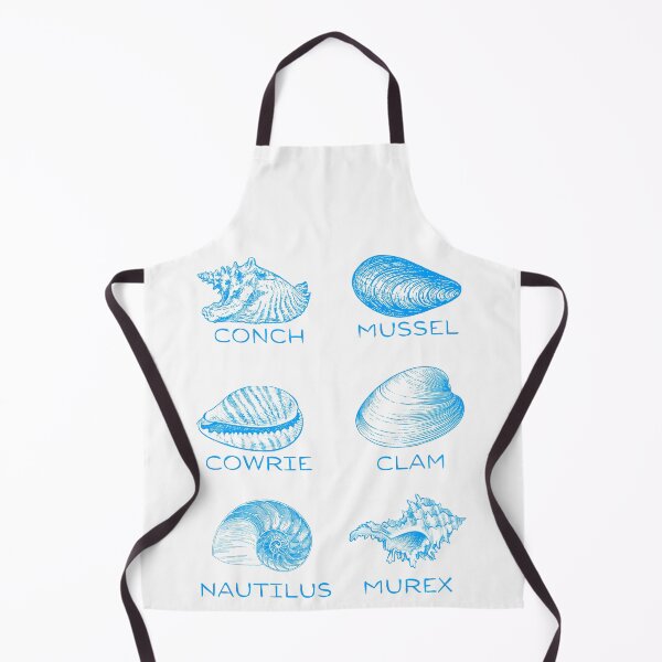 Item preview, 6 Types of Shells - Blue designed and sold by BeWilDesigns.