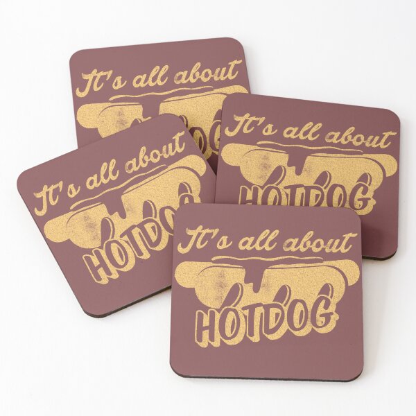 Item preview, It's All About Hotdog – Retro Food Art designed and sold by The secret storage room.