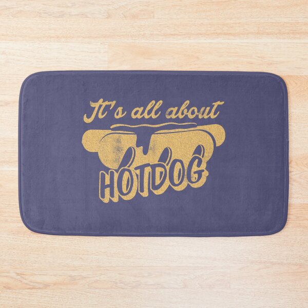 Item preview, It's All About Hotdog – Retro Food Art designed and sold by The secret storage room.