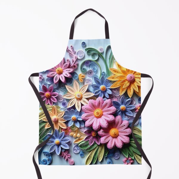 Item preview, 3-D Floral Digital Art In Pink, Yellow, Blue designed and sold by DEC02.