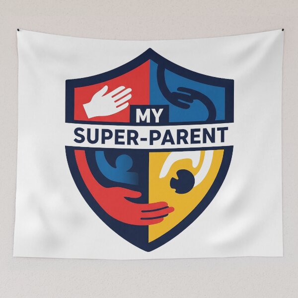 Item preview, Super-Parent Shield: Heroic Parents Day Emblem designed and sold by zoughlal.