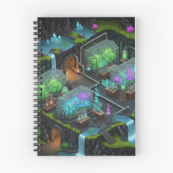 Item preview, Secret Underground Botanical Lab - Science & Mystery Garden designed and sold by InspireHaven.
