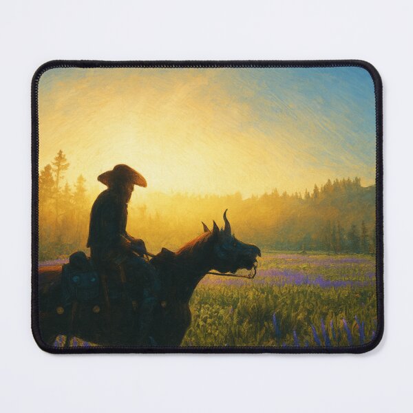 Item preview, Cowboy rides at sunset designed and sold by BIG-E's PlayHouse.