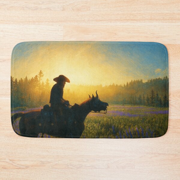 Item preview, Cowboy rides at sunset designed and sold by BIG-E's PlayHouse.