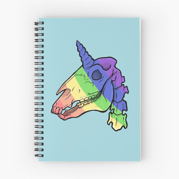Item preview, Rainbow unicorn skull designed and sold by Breezeworks.