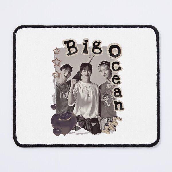 Item preview, Big Ocean Kpop Group Retro Collage Design designed and sold by HELL0WBELLO.