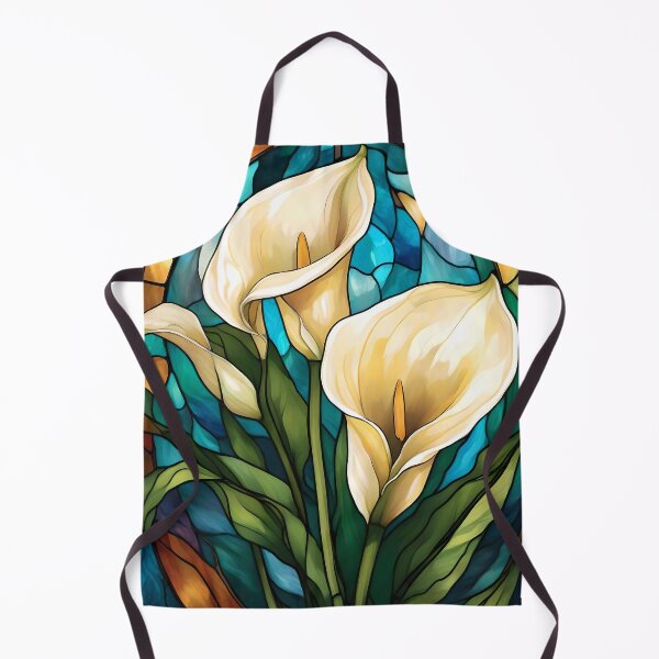 Item preview, Fantasy Calla Lily Flowers in Stained Glass designed and sold by Ciervo Primavera.