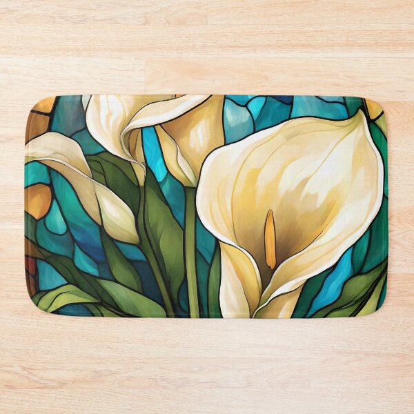 Item preview, Fantasy Calla Lily Flowers in Stained Glass designed and sold by Ciervo Primavera.