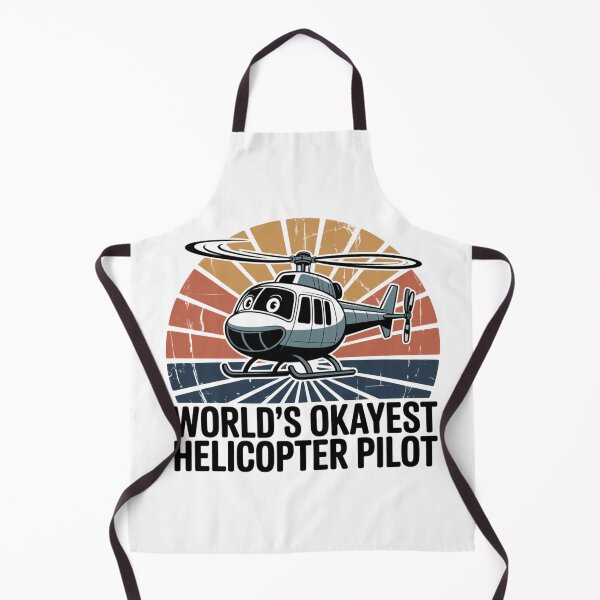 Item preview, World’s Okayest Helicopter Pilot, Funny Aviation Gift for Heli Pilots Classic T-Shirt  designed and sold by podlook.