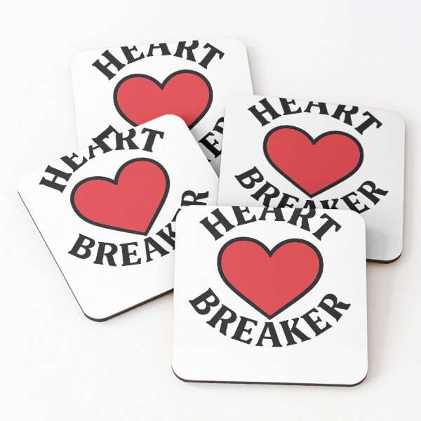 Item preview, Heart Breaker Retro Red Heart Valentine’s Day Love  designed and sold by The Junto Shop.