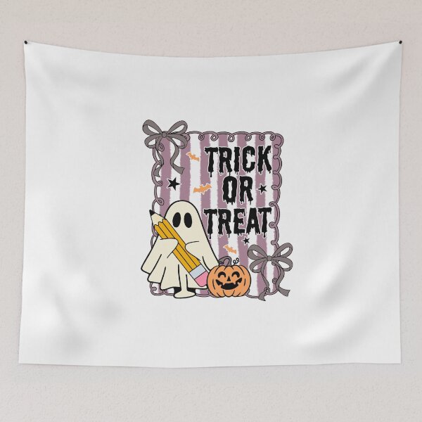 Item preview, Trick Or Treat, Boo Ghost Teacher designed and sold by vintagearttee.