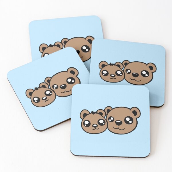 Item preview, 2 Bear Friends Team Love Child Dad Mom Family designed and sold by shirt-o-mat.